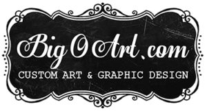 Big O Art.com logo - Custom Art & Graphic Design in Omaha